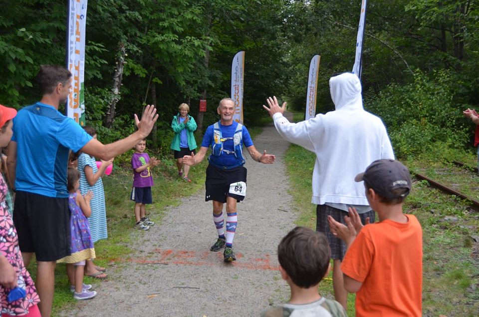John cruise in to the finish of Stage 3